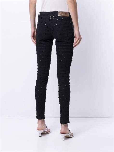 dior jeans monogram|dior long slender jeans.